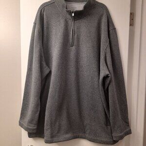 *BOGO FREE* 4XLT Van Heusen Big & Tall Sweater 1/4 Zip Long Sleeve Pullover